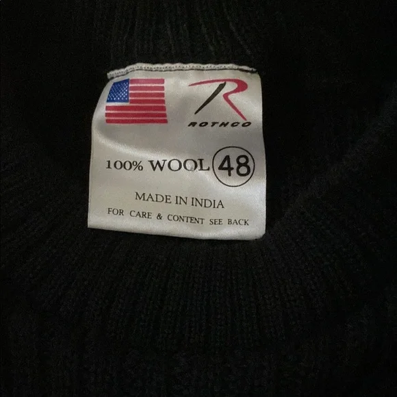 Military Wool Sweater - Picture 2 of 5